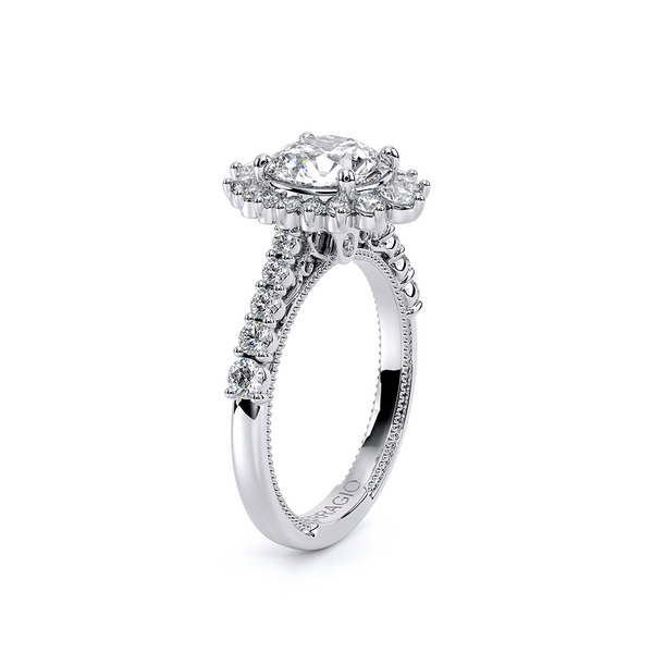 Venetian Halo Engagement Ring Image 5 The Diamond Ring Co San Jose, CA