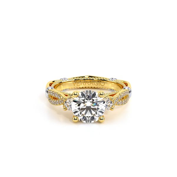 Parisian Three Stone Engagement Ring Image 2 Hannoush Jewelers, Inc. Albany, NY