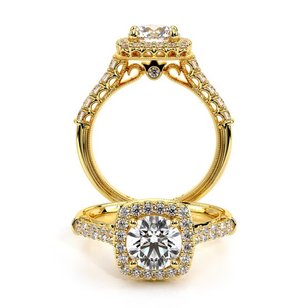Renaissance Halo Engagement Ring SVS Fine Jewelry Oceanside, NY