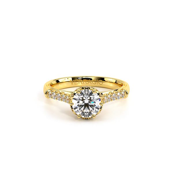Renaissance Pave Engagement Ring Image 3 Hannoush Jewelers, Inc. Albany, NY