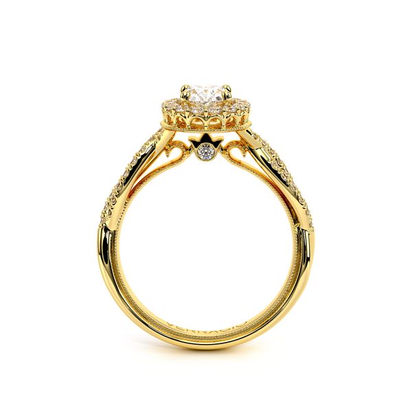 Renaissance Halo Engagement Ring Image 4 SVS Fine Jewelry Oceanside, NY