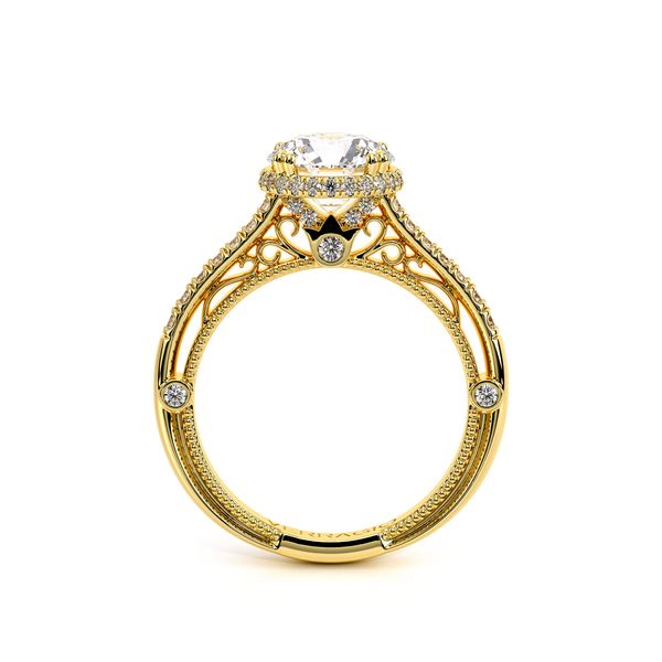 Venetian Halo Engagement Ring Image 4 Alexander Fine Jewelers Fort Gratiot, MI