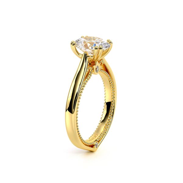 Couture Solitaire Engagement Ring Image 4 SVS Fine Jewelry Oceanside, NY
