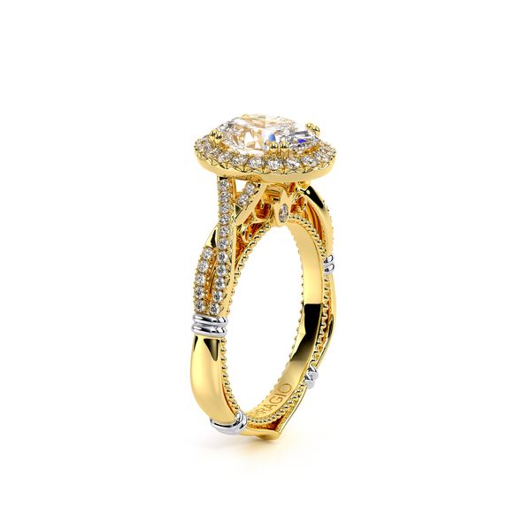 Parisian Halo Engagement Ring Image 3 SVS Fine Jewelry Oceanside, NY