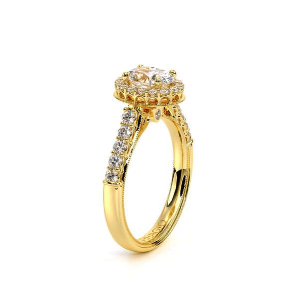 Renaissance Halo Engagement Ring Image 3 SVS Fine Jewelry Oceanside, NY