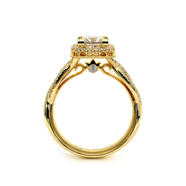 Renaissance Halo Engagement Ring Image 4 The Diamond Ring Co San Jose, CA