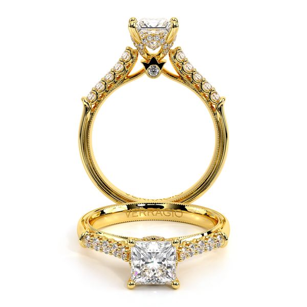 Renaissance Pave Engagement Ring Hannoush Jewelers, Inc. Albany, NY