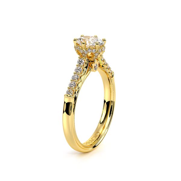 Renaissance Pave Engagement Ring Image 3 The Diamond Ring Co San Jose, CA