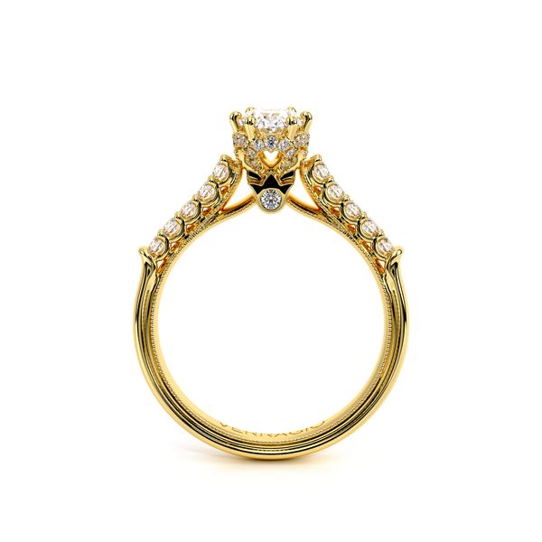 Renaissance Pave Engagement Ring Image 4 The Diamond Ring Co San Jose, CA