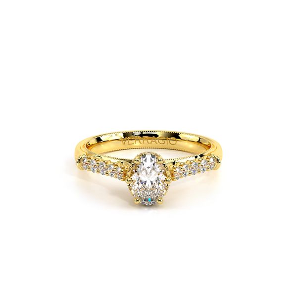 Renaissance Pave Engagement Ring Image 2 The Diamond Ring Co San Jose, CA