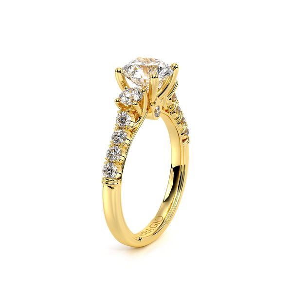 Renaissance Three Stone Engagement Ring Image 3 Hannoush Jewelers, Inc. Albany, NY