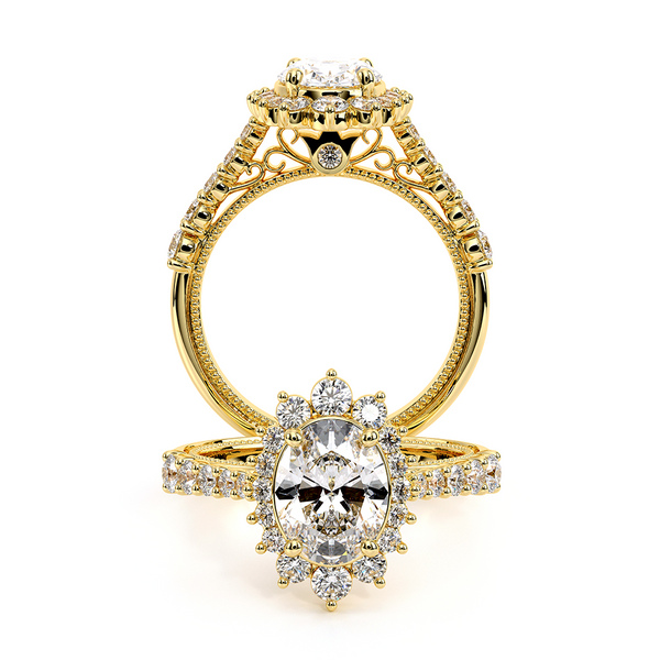 Venetian Halo Engagement Ring The Diamond Ring Co San Jose, CA