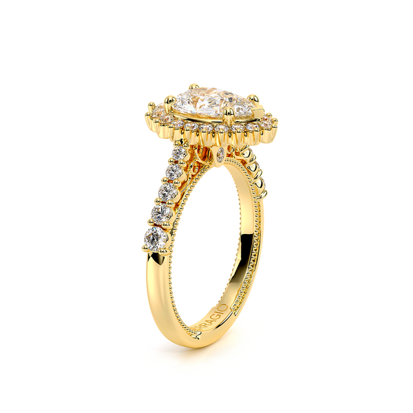 Venetian Halo Engagement Ring Image 3 The Diamond Ring Co San Jose, CA