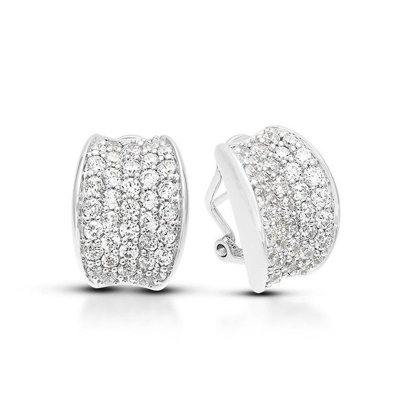 Lucia Pave CZ Earrings