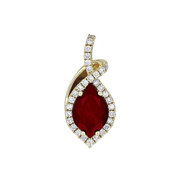 2.48ct Lab Grown Oval Cut Pink Sapphire Pendant