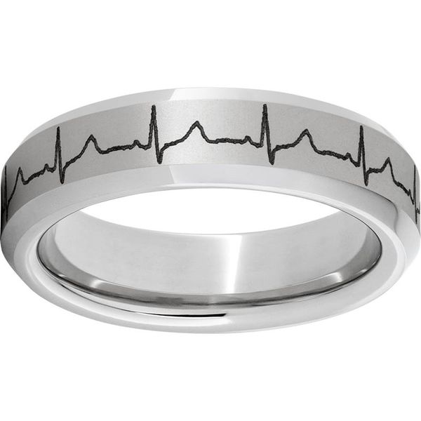 1pc European And American Style Gold Stainless Steel Heartbeat Design Ring,  Great For Women's Daily Wear | SHEIN