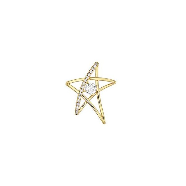 0.56ctw Lab Grown Diamond Star Pendant