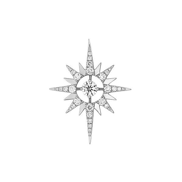 1.01ctw Lab Grown Diamond Star Pendant