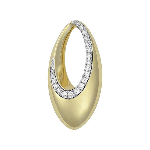 0.37ctw Lab Grown Diamond Pointed Pendant