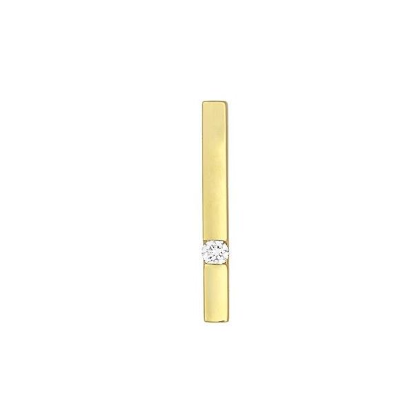 0.27ct Lab Grown Diamond Bar Pendant