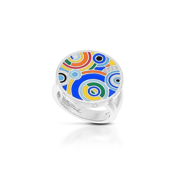 Emanation Blue and Multi-Colored Enamel and C...