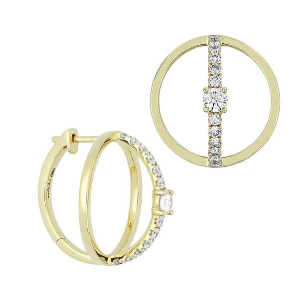 vvs diamond hoop earrings