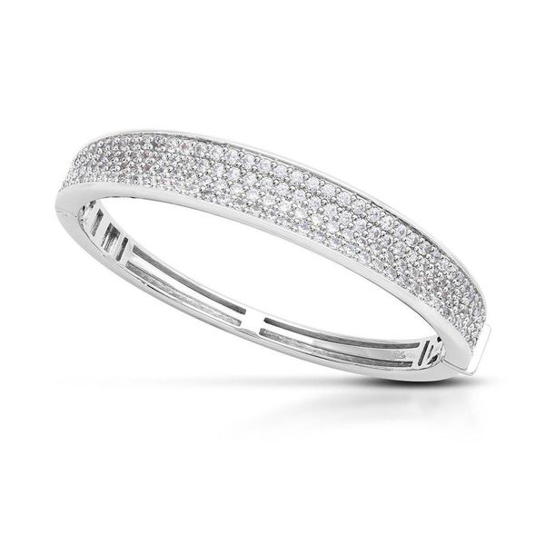 Lucia Pave CZ Bangle
